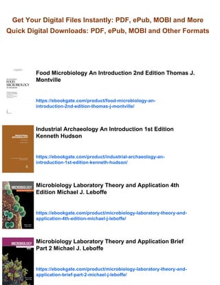 Industrial Microbiology An Introduction 1st Edition Michael J. Waites | PDF