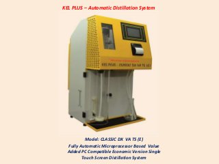 Kjeldhal Nitrogen Analyzer-Micro Digestion Series by Pelican Equipments Chennai