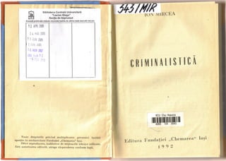 26596821 criminalistica-ion-mircea 