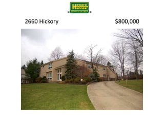 2660 Hickory							$800,000