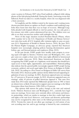 Health Care Disparities And The Lgbt Population Vickie L Harvey | PDF
