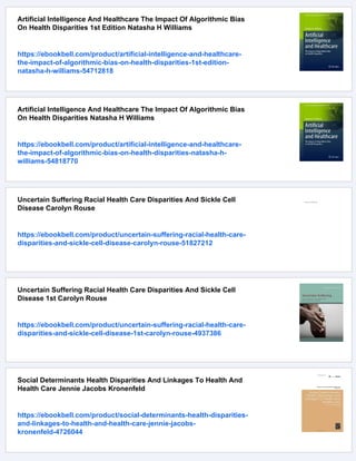 Health Care Disparities And The Lgbt Population Vickie L Harvey | PDF