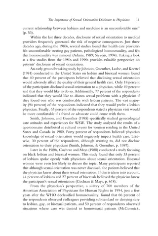 Health Care Disparities And The Lgbt Population Vickie L Harvey | PDF