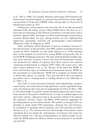 Health Care Disparities And The Lgbt Population Vickie L Harvey | PDF