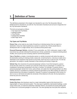Trip Generation Manual 10 th Edition Institute Of Transportation ...