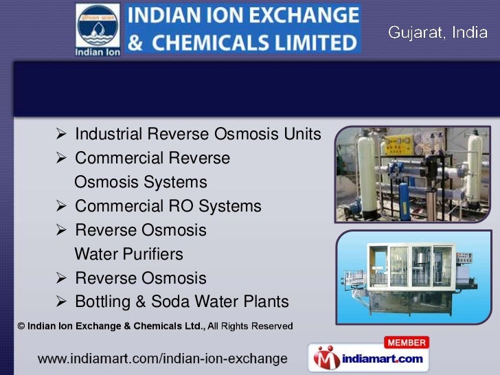 Indian Ion Exchange and Chemicals Gujarat India