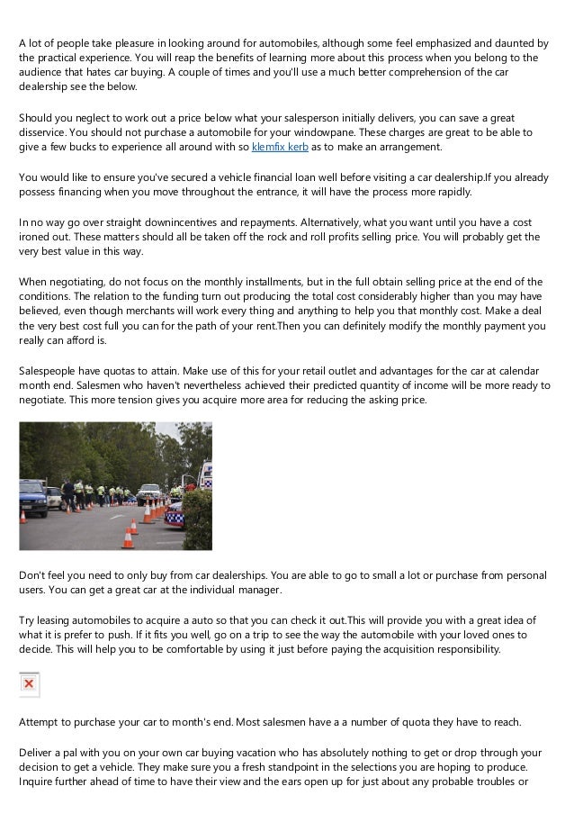 i need help buying a car