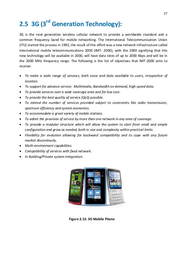 Help on dissertation 3g technology
