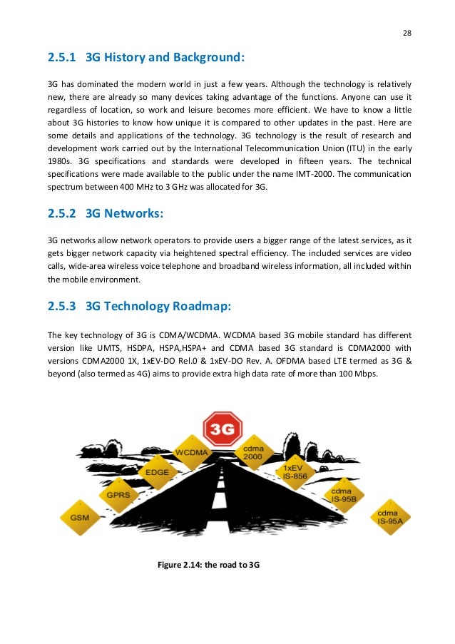 Help on dissertation 3g technology