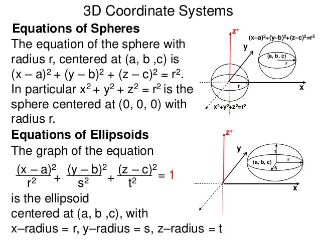 267 1 3 D Coordinate System N