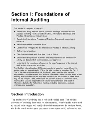 Iias Certified Internal Auditor Cia Learning System Individual Part 1 ...