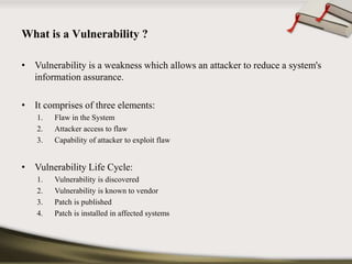Vulnerabilities in Web Applications | PPTX