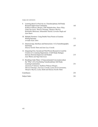 Flexivity Polyvocal Professional Learning Through Selfstudy Research Kathleen ...