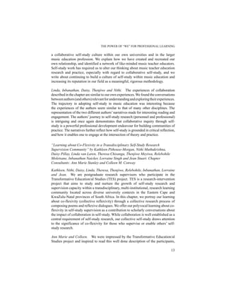 Flexivity Polyvocal Professional Learning Through Selfstudy Research Kathleen ...