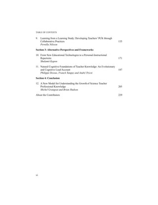 Understanding Science Teachers Professional Knowledge Growth Michel ...