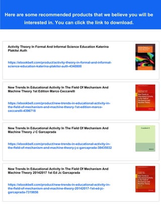 Activity Theory In Education Research And Practice Dilani S P Gedera | PDF