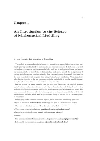 Mathematical Modelling In Applied Sciences Nicola Bellomo Elena De ...