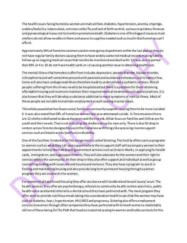 Homelessness essay thesis picture