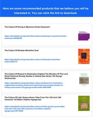 The Culture Of Usury In Renaissance England David Hawkes Auth | PDF