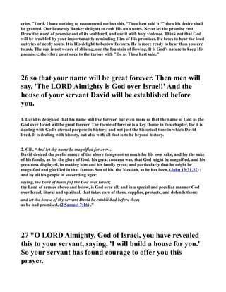 athan was a prophet in Israel, but this is a classic example of counting on good 
common sense instead of the word of God, because it was not God's intention for David to build 
him a house.  