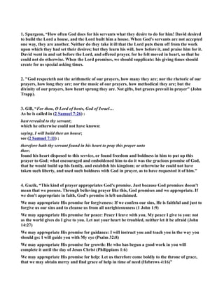 athan was acting on what appeared to be common sense, but he was wrong. This is 
another of the warnings in Scripture that our desires, no matter how noble they may be, and our 
hunches, all must be subject to the word of God, which is the final authority.” 
3. Jamison, “The piety of the design commended it to the prophet's mind, and he gave his hasty 
approval and encouragement to the royal plans. The prophets, when following the impulse of 
their own feelings, or forming conjectural opinions, fell into frequent mistakes. (See on 1Sa 16:6; 
2Ki 4:27).” 
4. This is the first time  