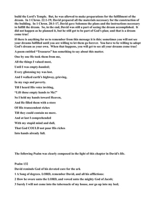 athan said this as a pious and good man, in a private 
capacity, not as a prophet, or under a spirit of prophecy; for prophets did not always speak under 
such an influence, but, as private men, said some things ignorantly and through mistake; see (1 
Samuel 16:6) (2 Kings 4:27).” 
4 That night the word of the LORD came to  