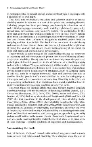 Disability And Social Theory New Developments And Directions Dan ...