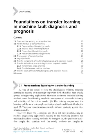 Transfer Learning For Rotary Machine Fault Diagnosis And Prognosis ...