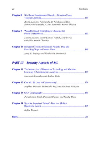 Machine Learning In Healthcare And Security Advances Obstacles And ...