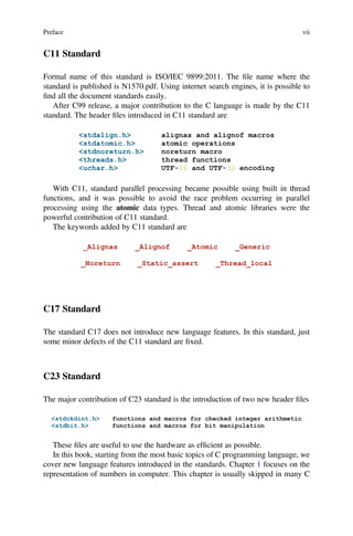 Modern C Programming Including Standards C99 C11 C17 C23 Orhan Gazi | PDF
