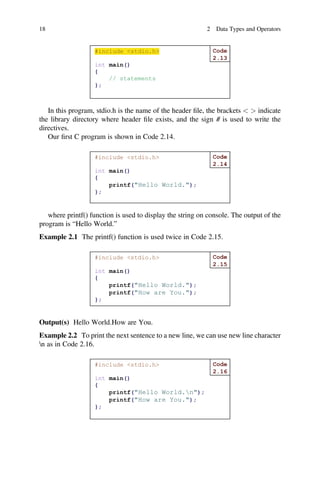 Modern C Programming Including Standards C99 C11 C17 C23 Orhan Gazi | PDF