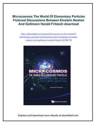 Microcosmos The World Of Elementary Particles Fictional Discussions ...