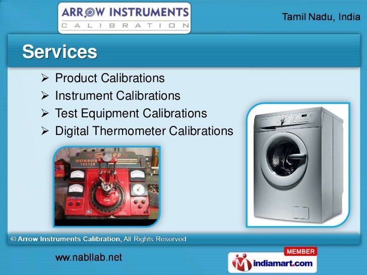 Calibration Services by Arrow Instruments Calibration, Coimbatore