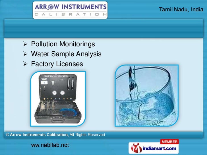 Arrow Instruments Calibration Tamil Nadu India