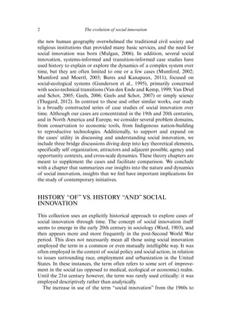 The Evolution Of Social Innovation Building Resilience Through ...