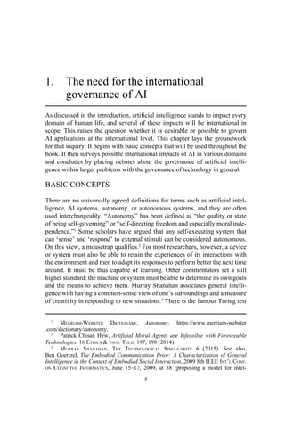 The International Governance Of Artificial Intelligence Mark Chinen | PDF