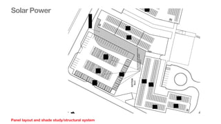 Solar Power
Panel layout and shade study/structural system
 