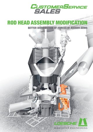 My
My
ROD HEAD ASSEMBLY MODIFICATION
BETTER DISTRIBUTION OF FORCES AT ROCKER ARMS
 