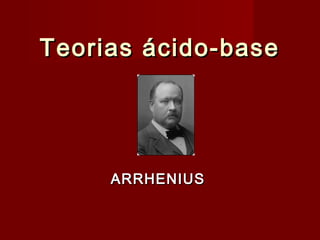 Teorias ácido-base




     ARRHENIUS
 