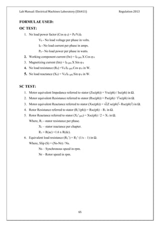 269010454 electrical-machines-lab-manual-for-petrochemaical | PDF