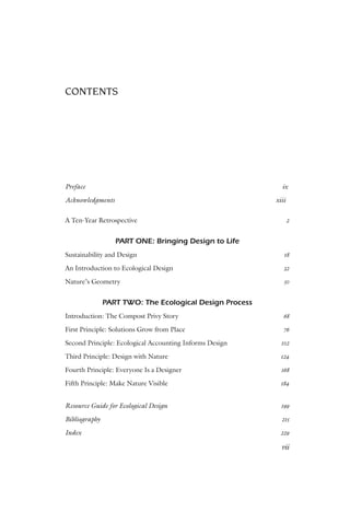 Ecological Design Tenth Anniversary Edition Sim Van Der Ryn | PDF