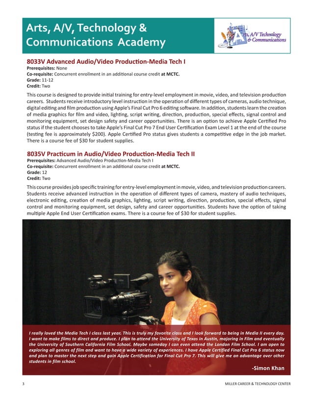 Miller Career Center Brochure PDF