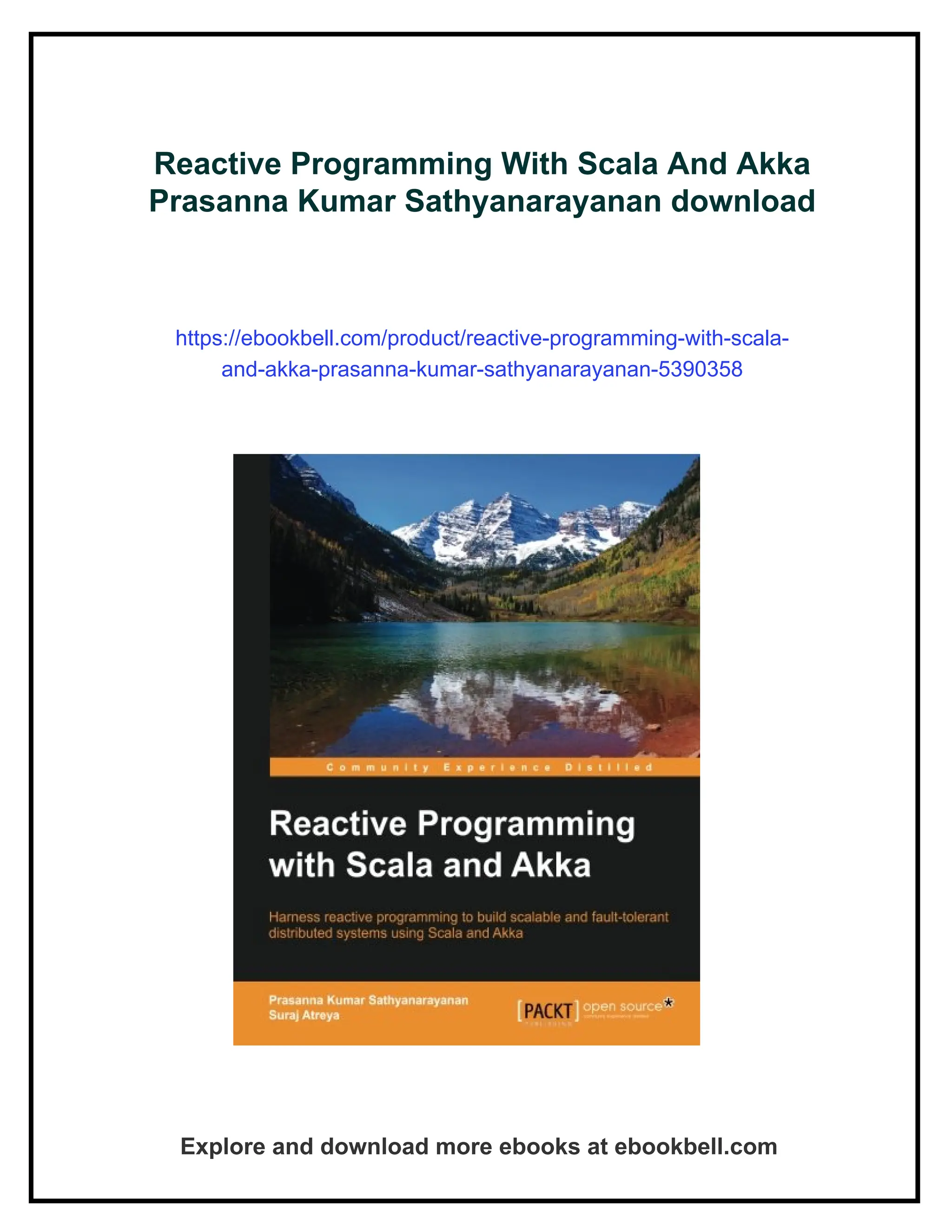 exploring reactive programming in java | pdf |... Reactive Programming With Scala And Akka Prasanna Kumar Sathyanarayanan ...