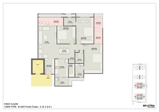 Saanvi Nirman Spectra - 3/4 BHK Apartment on sale