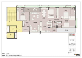 Saanvi Nirman Spectra - 3/4 BHK Apartment on sale