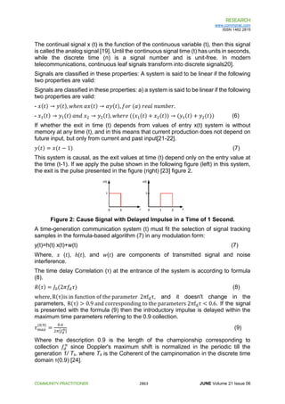 THE PROPERTIES OF CLASSIFYING SIGNALS IN CONTINUOUS TIME AND DISCRETE ...