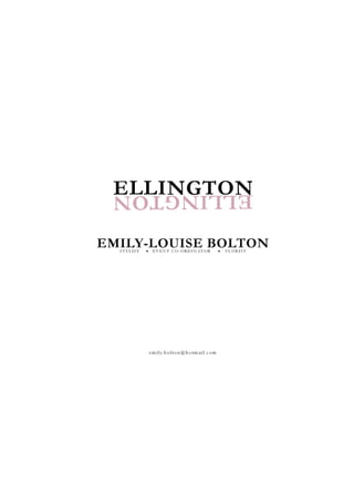 Ellington Look Book