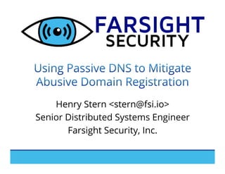 Henry Stern <stern@fsi.io>
Senior Distributed Systems Engineer
Farsight Security, Inc.
 