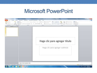 Interfaz de usuario PowerPoint | PPTX