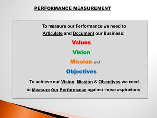PERFORMANCE MEASUREMENT FOR SME's | PDF